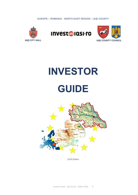 Investor's Guide, Iași County, 2026 edition