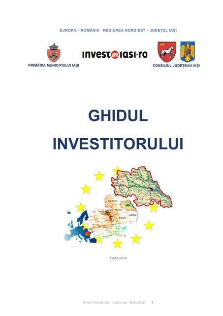 Ghidul Investitorului, Județul Iași, ediția 2026
